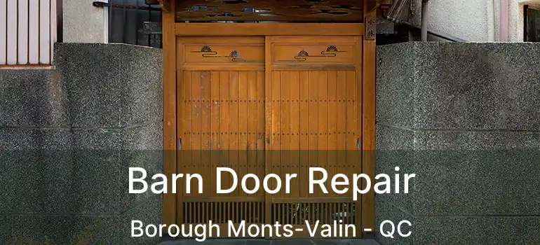  Barn Door Repair Borough Monts-Valin - QC