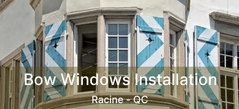  Bow Windows Installation Racine - QC