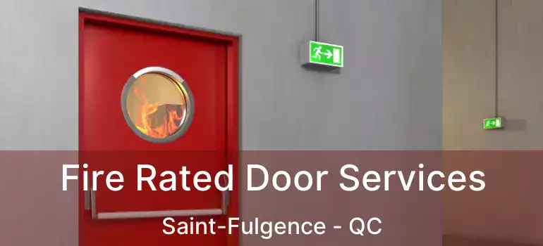  Fire Rated Door Services Saint-Fulgence - QC