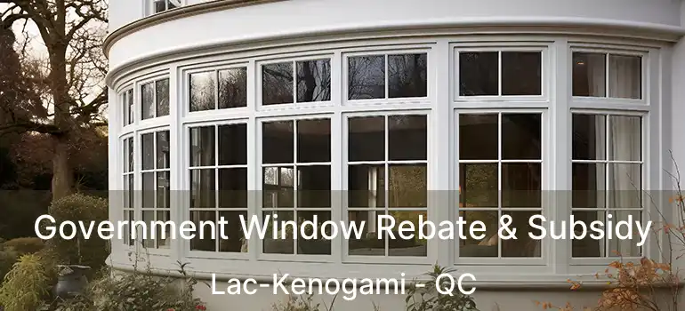  Government Window Rebate & Subsidy Lac-Kenogami - QC