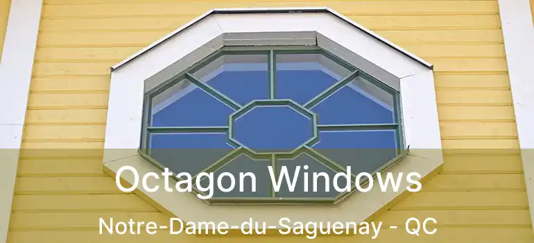  Octagon Windows Notre-Dame-du-Saguenay - QC