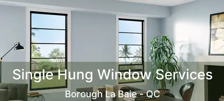  Single Hung Window Services Borough La Baie - QC