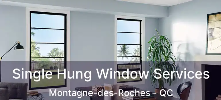  Single Hung Window Services Montagne-des-Roches - QC