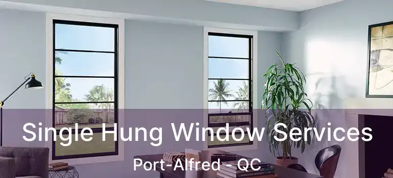  Single Hung Window Services Port-Alfred - QC
