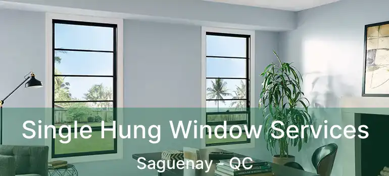  Single Hung Window Services Saguenay - QC