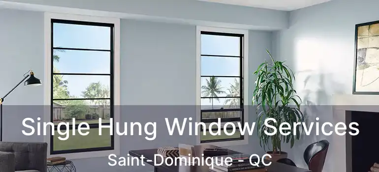  Single Hung Window Services Saint-Dominique - QC