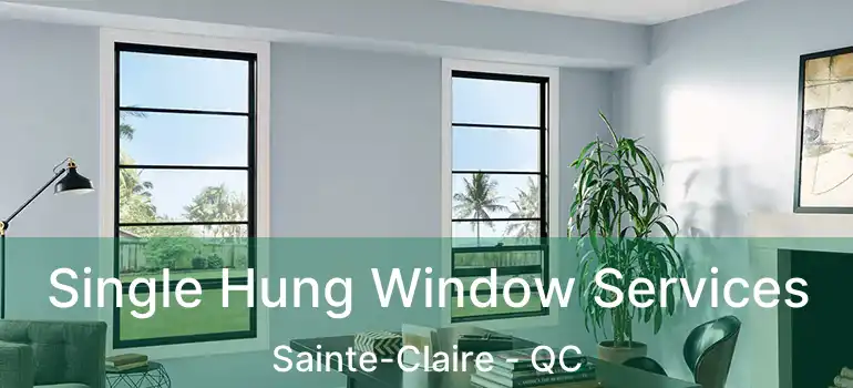  Single Hung Window Services Sainte-Claire - QC