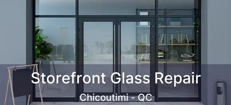  Storefront Glass Repair Chicoutimi - QC