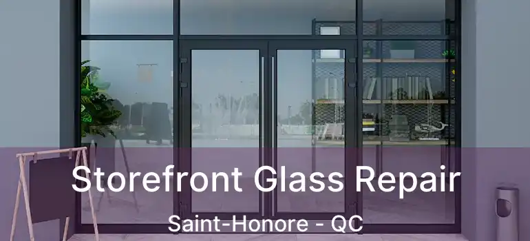  Storefront Glass Repair Saint-Honore - QC