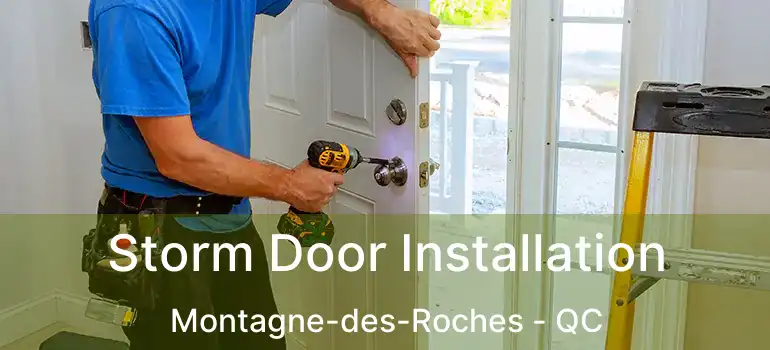  Storm Door Installation Montagne-des-Roches - QC