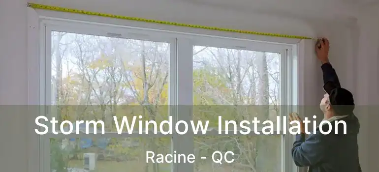  Storm Window Installation Racine - QC