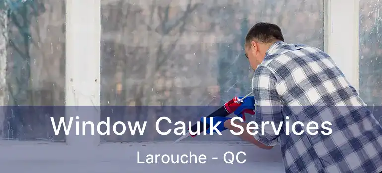  Window Caulk Services Larouche - QC