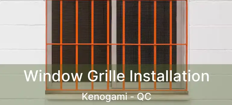  Window Grille Installation Kenogami - QC