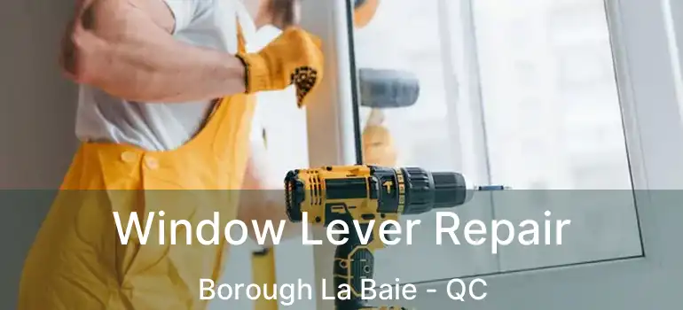  Window Lever Repair Borough La Baie - QC