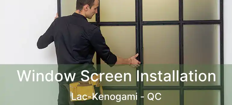  Window Screen Installation Lac-Kenogami - QC