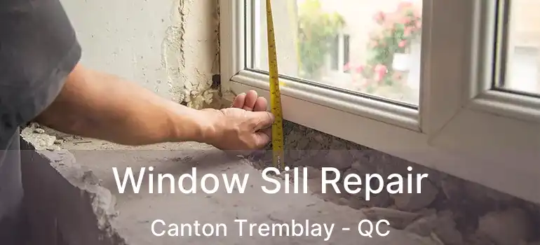  Window Sill Repair Canton Tremblay - QC